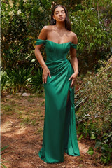 ANGELA - CORSET LACE BACK SOFT SATIN GOWN *SPECIAL ORDER DRESS