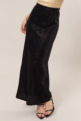 VELOUR MAXI SKIRT