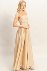 SIENNA - SMOCK TUBE TIE DRESS