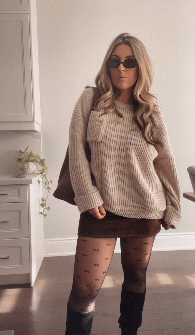 POCKET TUNIC SWEATER