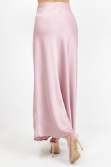 SATIN MAXI SKIRT