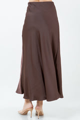 SATIN MAXI SKIRT