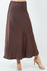 SATIN MAXI SKIRT