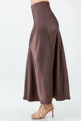 SATIN MAXI SKIRT