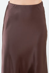 SATIN MAXI SKIRT