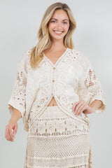 RIVIERA -CROCHET KIMINO