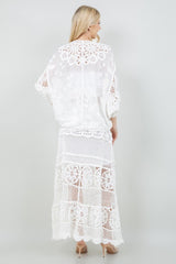 RIVIERA -CROCHET KIMINO