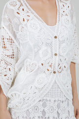 RIVIERA -CROCHET KIMINO