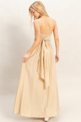 SIENNA - SMOCK TUBE TIE DRESS