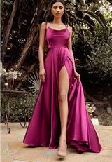 BRI - SATIN FLARE GOWN *SPECIAL ORDER DRESS