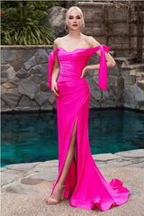 ADRIAN - TIE SHOULDER GOWN