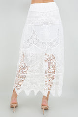 RIVIERA - CROCHET LONG SKIRT