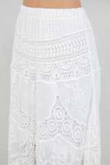 RIVIERA - CROCHET LONG SKIRT