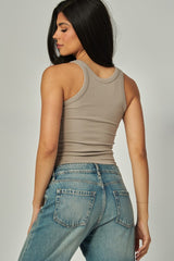 RIBBED TANK