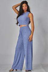 TIFFANY - CRINKLE KNIT PANT