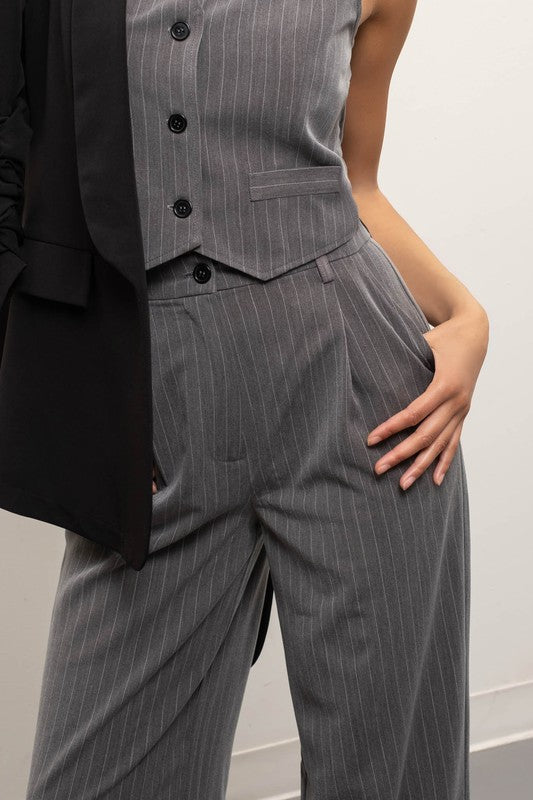 CHARLY - PINSTRIPE TROUSER