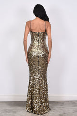 ELECTRA - SEQUIN CAMI GOWN