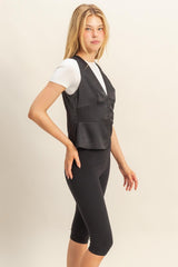 SATIN VEST TOP