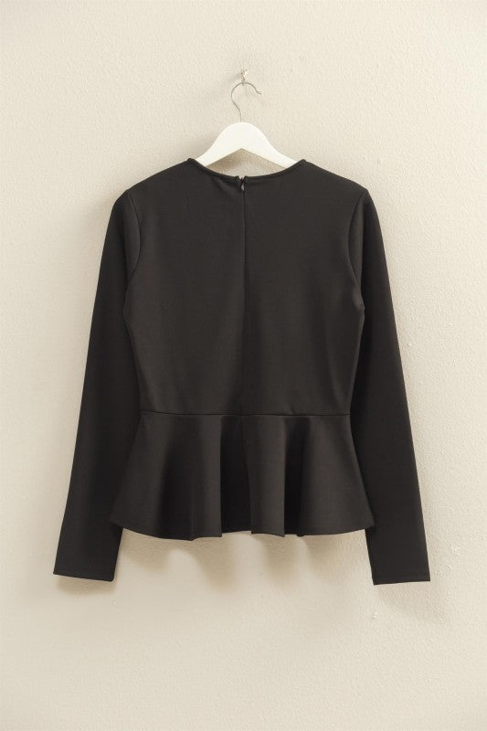 PEPLUM TOP