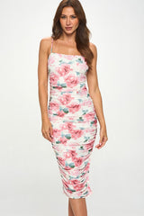 ANABELLE - FLORAL MESH MIDI