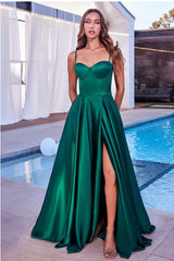 VANESSA - TIE BACK SATIN GOWN *SPECIAL ORDER