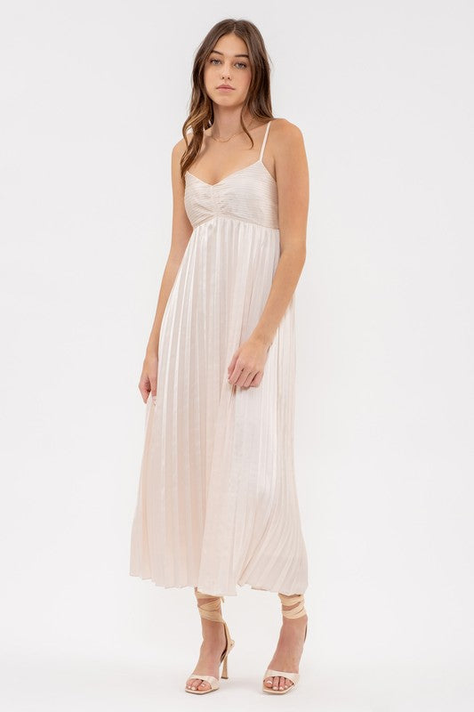 SOFI - PLEAT EMPIRE CAMI DRESS