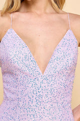 VANNA - SEQUIN GOWN WITH TIE BACK