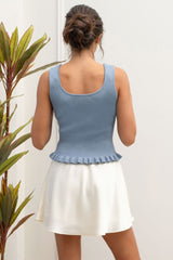 LETTUCE HEM SWEATER TANK