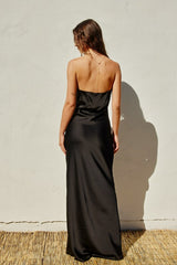 NATALIE - TUBE SATIN MAXI DRESS