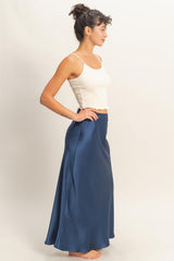 SIENNA - MAXI SATIN SKIRT