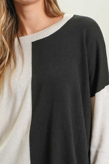 COLOR BLOCK SWEATER