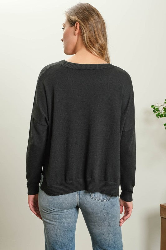 ESSENTIAL - EXTENDED SHOULDER SWEATER