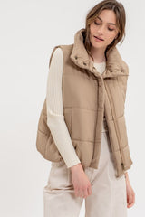 ZIP PUFFER VEST