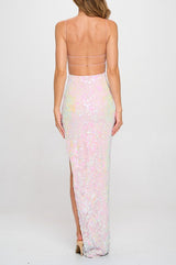 GLAM2 - ICE SEQUIN MAXI DRESS