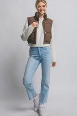 CROP PUFFER VEST