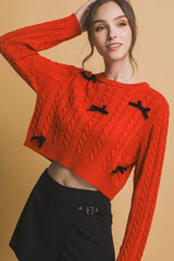 RIBBON BOW SWEATER