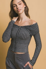 BARDOT ZIP SWEATER