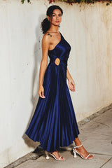 PEARL - ONE SHOULDER SATIN MAXI DRESS