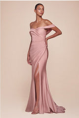 FARAH - OFF SHOULDER CASINO DRESS *SPECIAL ORDER