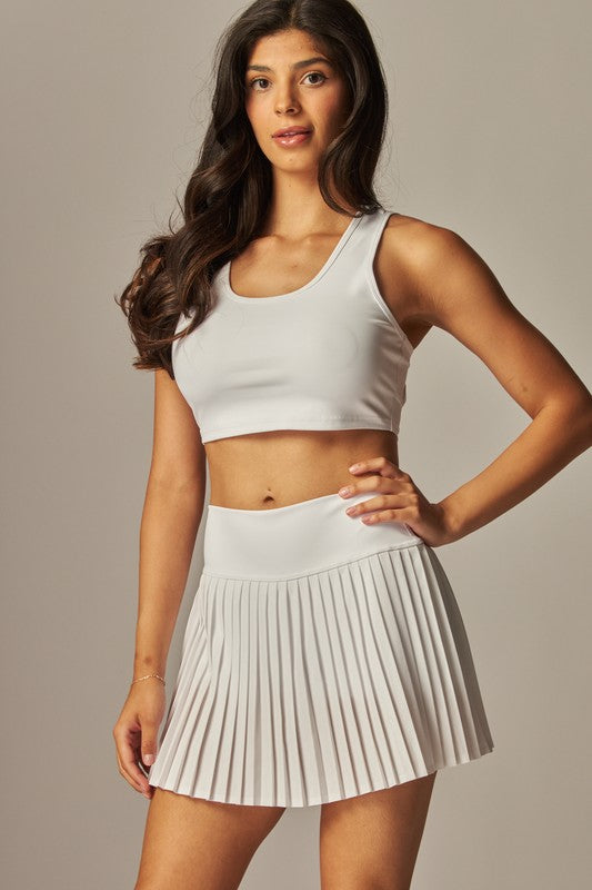 PLEATED TENNIS SKIRT