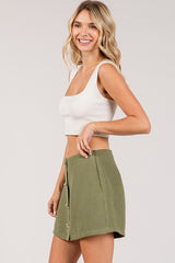 SOFI - TWEED BUTTON FRONT SKIRT