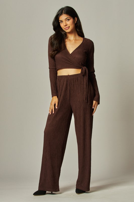 PLISSE - CRINKLE PANT