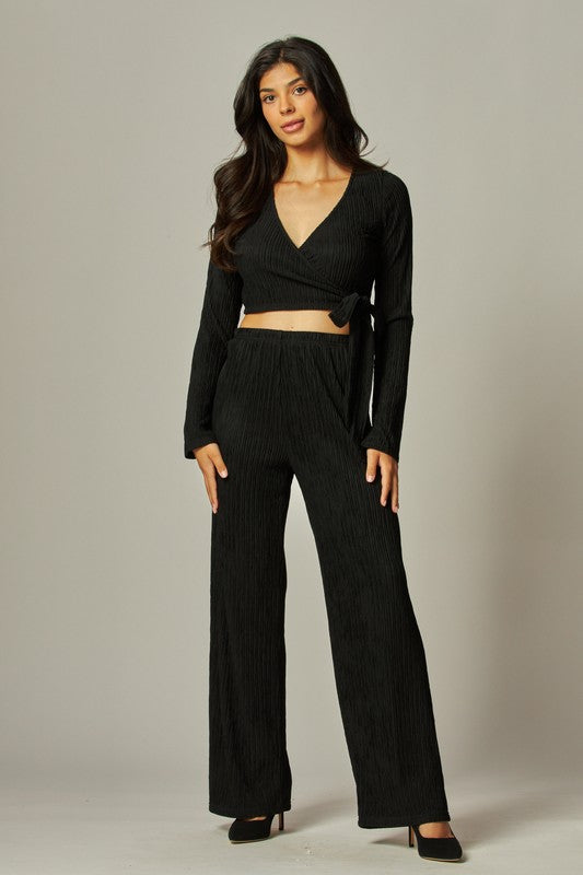 PLISSE - CRINKLE PANT