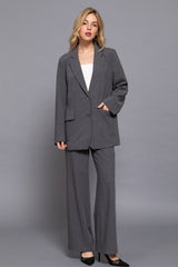 SLATE - OVERSIZE BLAZER