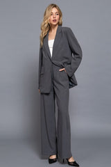 SLATE - TROUSER WITH ELASTIC WAIST
