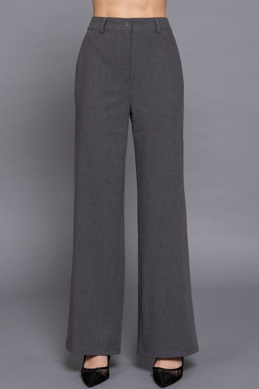 SLATE - TROUSER WITH ELASTIC WAIST