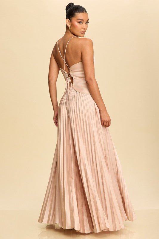 COUTURE - CIRCLE TUBE PLEATED DRESS