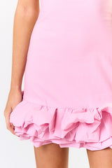 CHELSEA - RUFFLE BOTTOM TANK DRESS