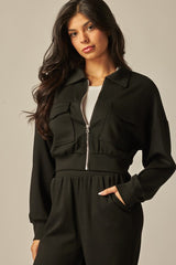 MILANO - POCKET FRONT ZIP JACKET
