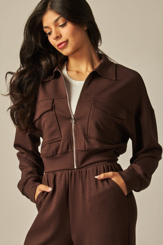 MILANO - POCKET FRONT ZIP JACKET